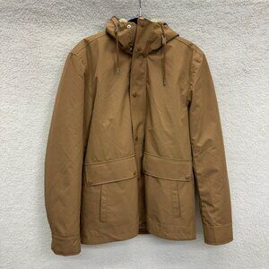 Men's 2 in 1 Coat, Sherpa Interior, BLEECKER & BROAD Tan Sherpa NEW